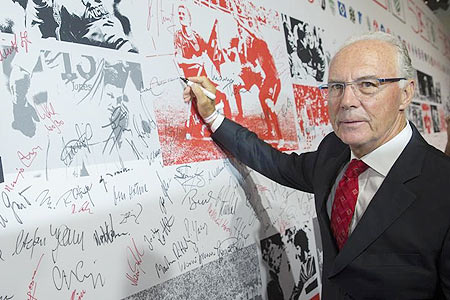 Former German player and coach Franz Beckenbauer