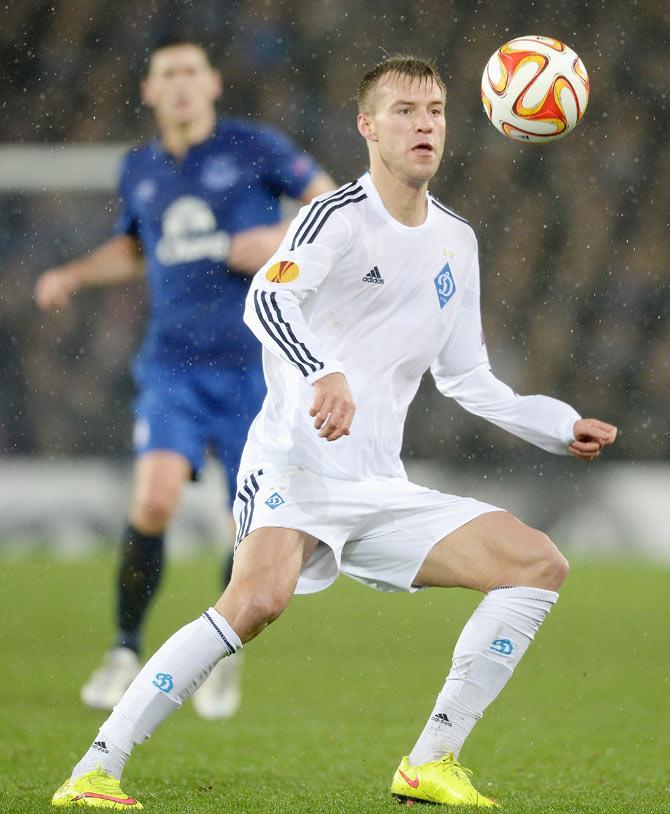 Andriy Yarmolenko of FC Dynamo Kyiv