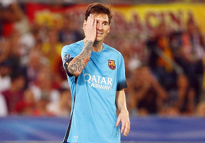 FC Barcelona's Lionel Messi