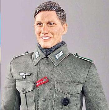 The doll resembling Bastian Schweinsteiger