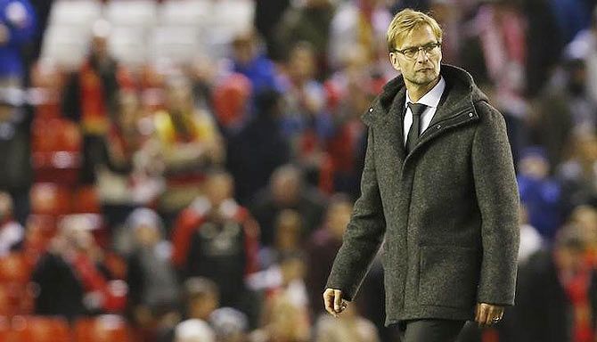 Liverpool manager Juergen Klopp after the game
