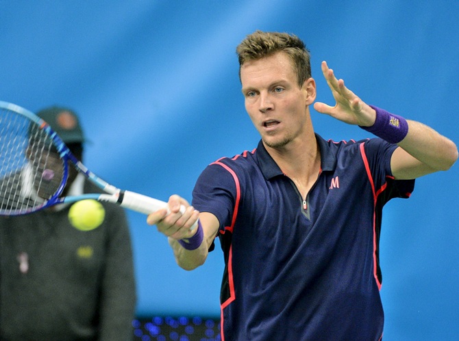 Tomas Berdych of Czech Republic 