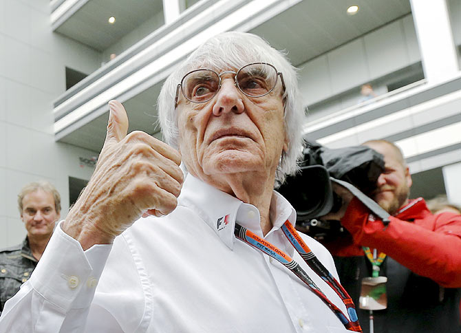 Formula One supremo Bernie Ecclestone 