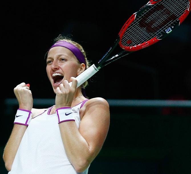 Czech Republic's Petra Kvitova 