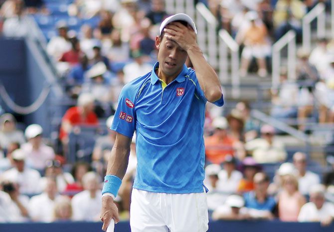 Kei Nishikori has not played since losing in the third round of the US Open in August