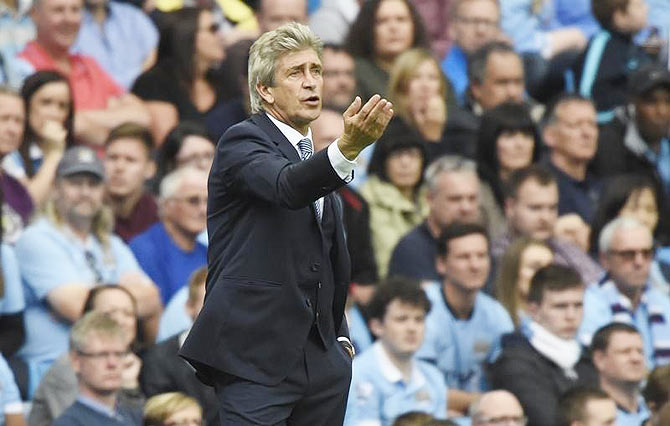 Manchester City manager Manuel Pellegrini