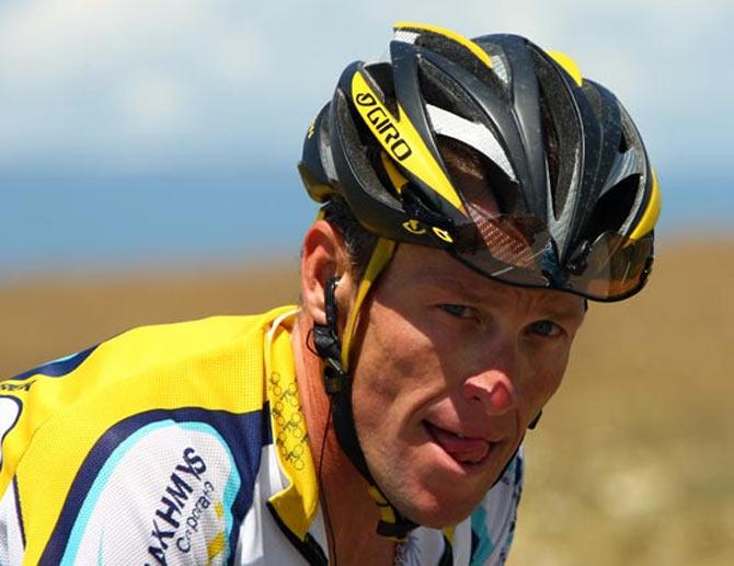 Disgraced American cyclist Lance Armstrong