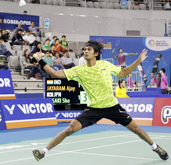 India's Ajay Jayaraman will face Malaysia's Lee Zii Jia in the last eight of the competition