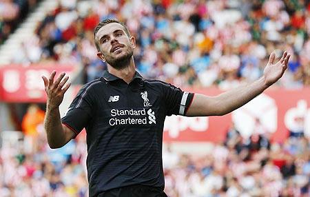 Liverpool's Jordan Henderson