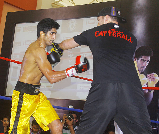Training with Beard, Vijender says he is working on body blows