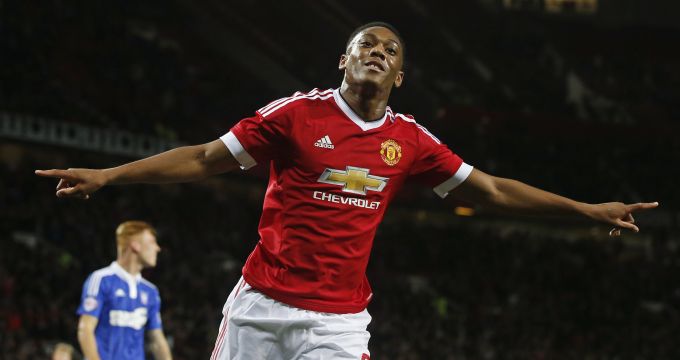 Manchester United's Anthony Martial