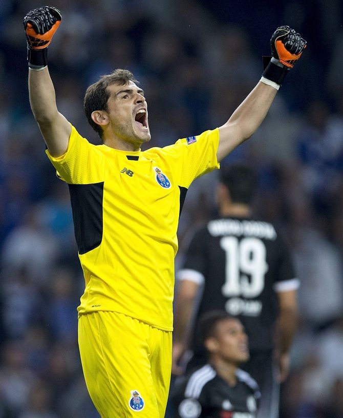 Goalkeeper Iker Casillas