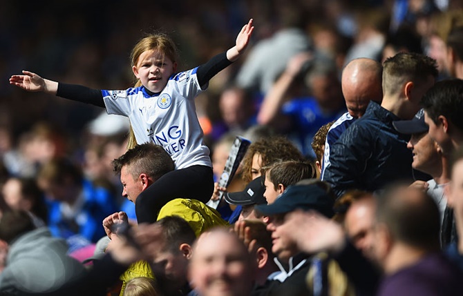 Leicester City fans