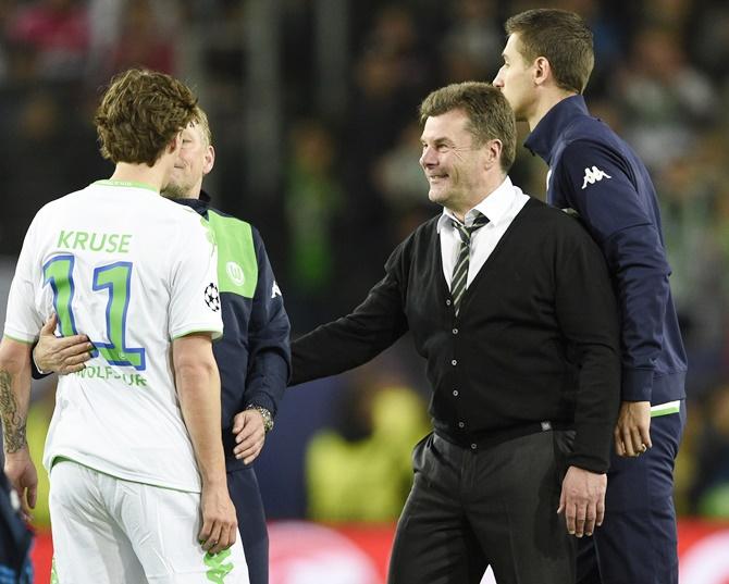 Wolfsburg coach Dieter Hecking 