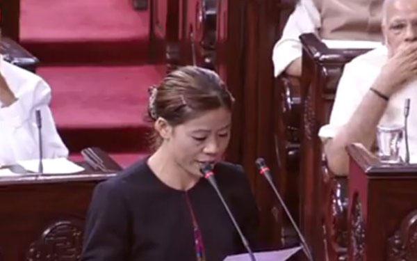 Indian flyweight boxer Mary Kom also serves as a Member of Parliament