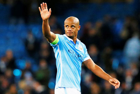 Manchester City captain Vincent Kompany