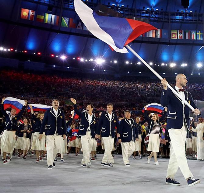 Russian athletes