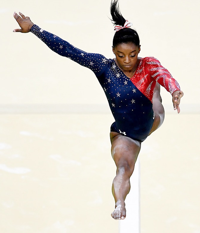 US gymnast Simone Biles