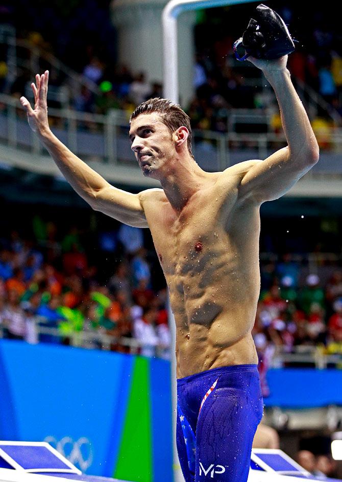 michael phelps torso