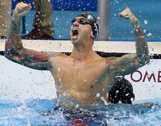 Anthony Ervin of the United States 