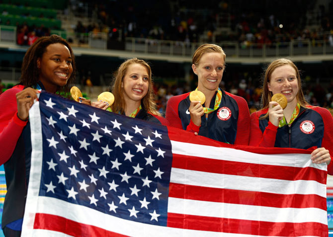 United States Wins 1 000th Olympic Gold Medal Rediff Sports