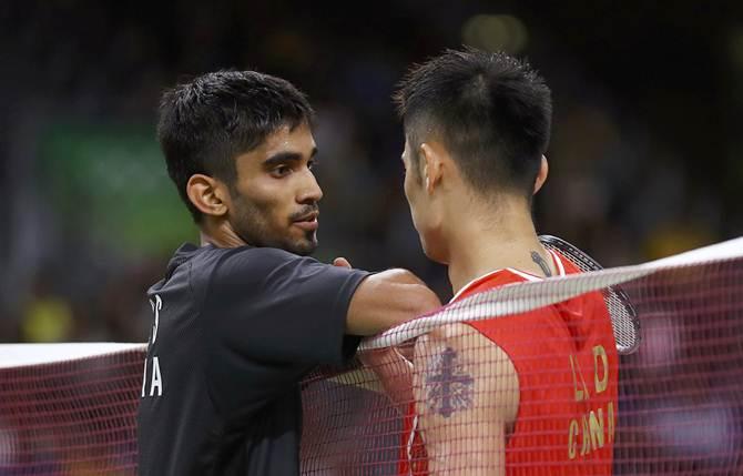 Kidambi Srikanth and Lin Dan