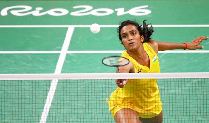 PV Sindhu at the Rio Olympics