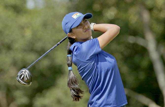 Golfer Aditi Ashok lit up the Indian golf scene with her consistent performances through the year