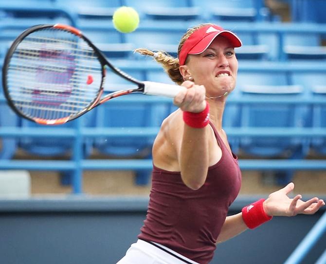 Kristina Mladenovic of France 