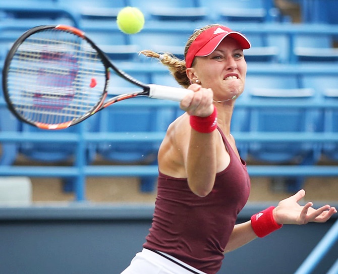 Kristina Mladenovic of France 