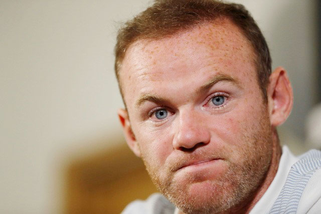 England's Wayne Rooney at a press conference at St. George's Park on Tuesday