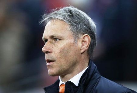 Dutchman and Netherlands' assistant coach Marco van Basten