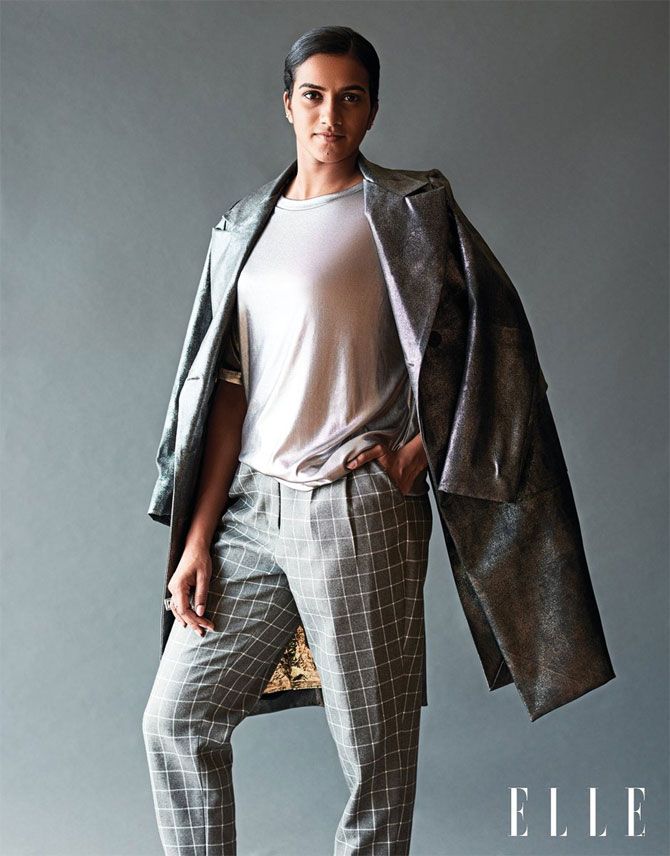 The Stylish Sindhu seen here in a Elle India photoshoot. The Hyderabadi shuttler is a regular 21-year-old, enjoys being connected to fans through social media