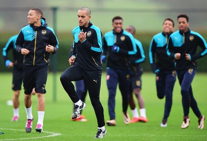 Arsenal training