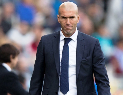 Head coach Zinedine Zidane of Real Madrid 