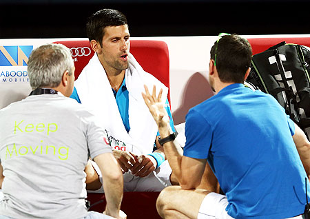 Flawless Djokovic enters Dubai semi-finals - Rediff.com