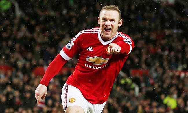 Manchester United's Wayne Rooney celebrates a goal