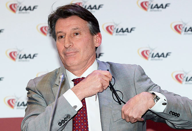IAAF chief Sebastian Coe