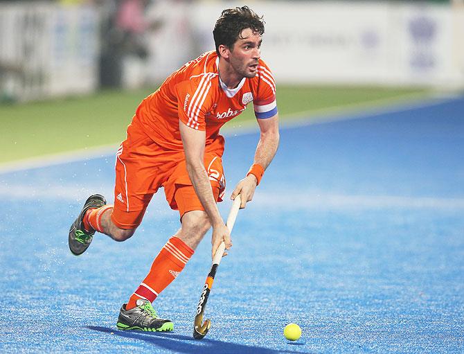 The Netherlands captain Robert van der Horst