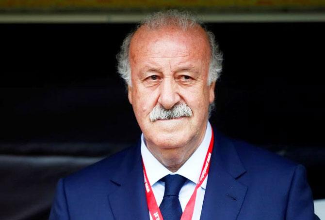 Spain's coach Vicente del Bosque