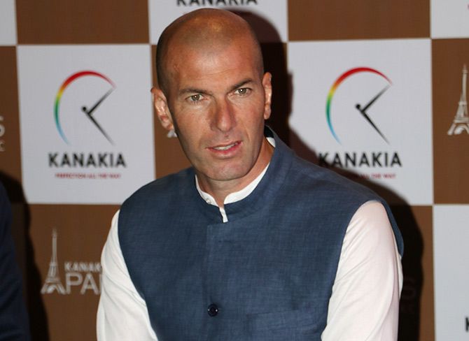 French football legend Zinedine Zidane endorses realty firm Kanakia Spaces.