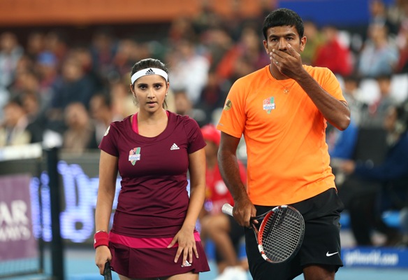 Sania and Bopanna of Indian aces