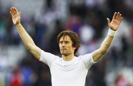 Czech Republic's Tomas Rosicky 