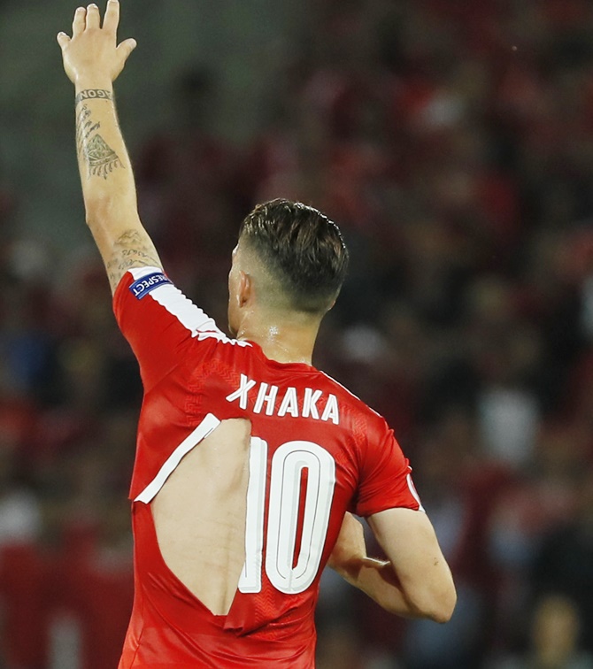 Switzerland's Granit Xhaka