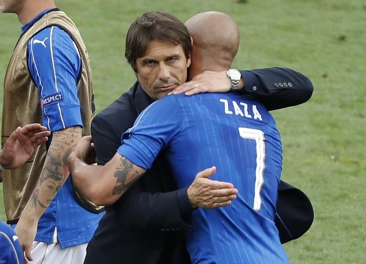 Euro Italy Coach Conte Still Hammering Away At His Players