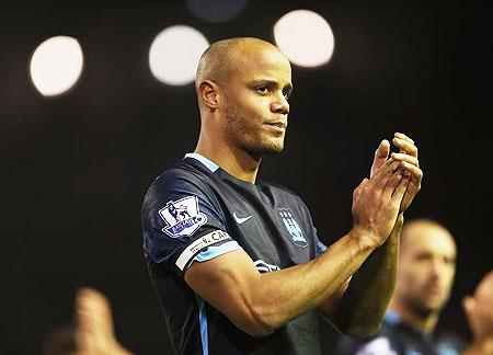 Manchester City's Vincent Kompany