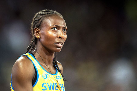Sweden's 1,500 metres indoor world champion Abeba Aregawi