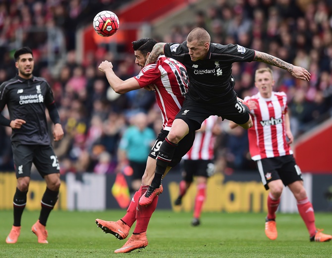 Martin Skrtel of Liverpool