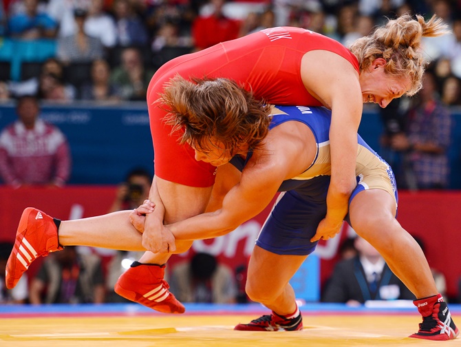 Russian wrestlers