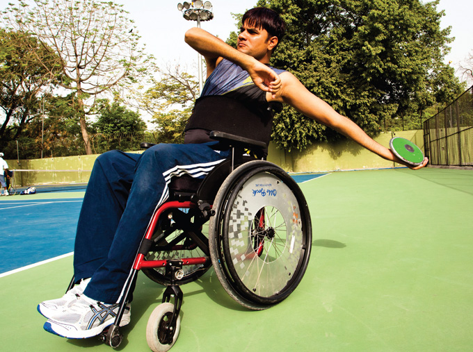 Indian para-athlete Amit Kumar Saroha